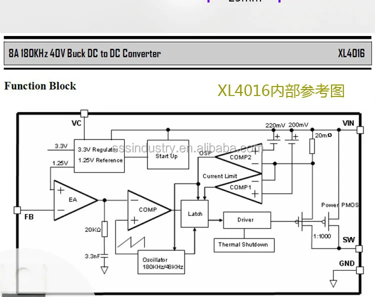 Микросхема xl4016 схема включения