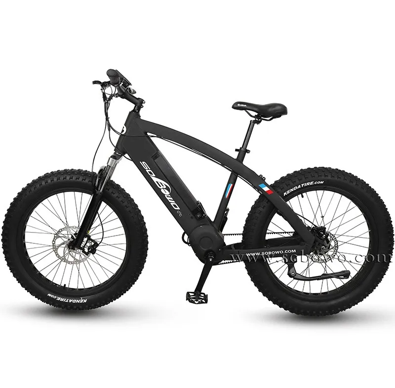 Oem Fat Tire 48v 1000w Bafang Mid Drive Gates Belt Hunting Electric