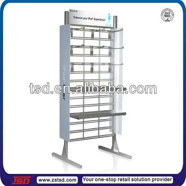 Tsdm318 Free Standing Wire Display Racks/metal Wire Display Rack For