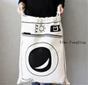 All cotton super large number bundle pocket children's room toys household clutter canvas bag