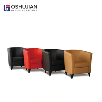 Colorful Leather Sofa Waiting Chair For Salon Office Furniture Colorful Leather Sofa Waiting Chair For Salon Office Furniture