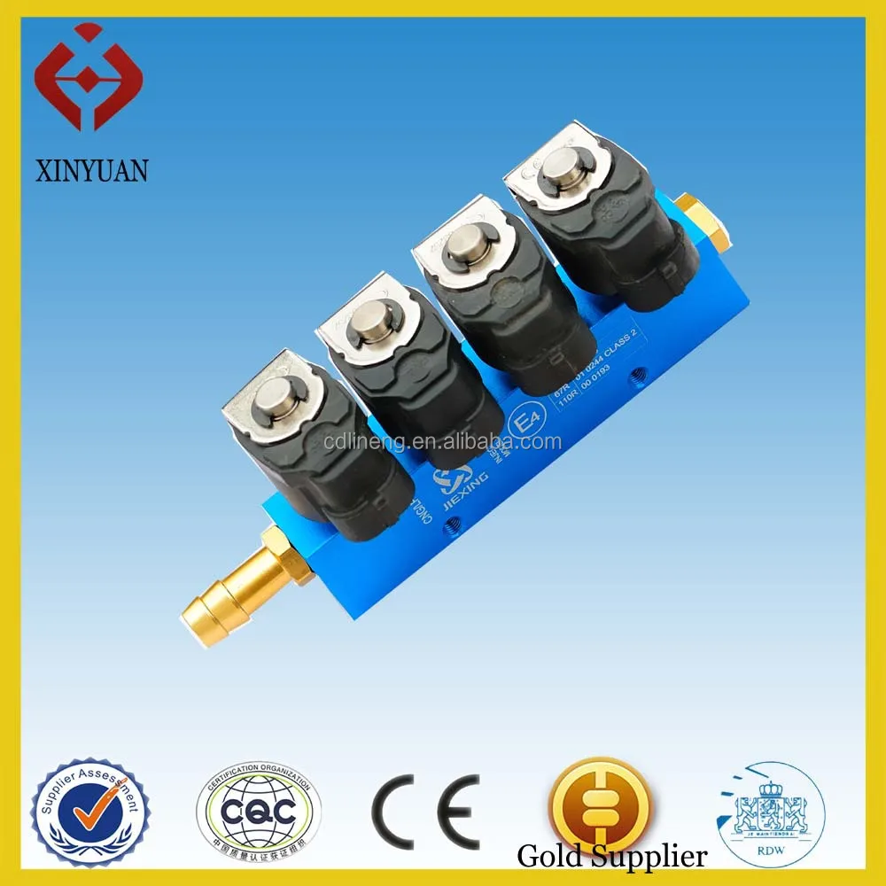 Cng Lpg Gnv Ngv Gnc Injector For 4cylinder Cng Fuel Rails,4cyl.gas