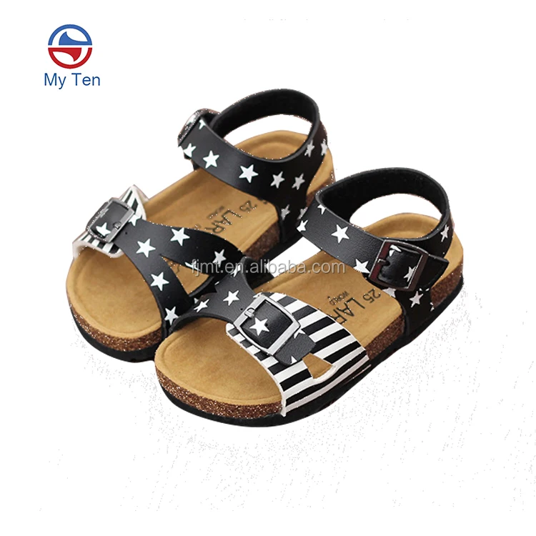 baby cork sandals