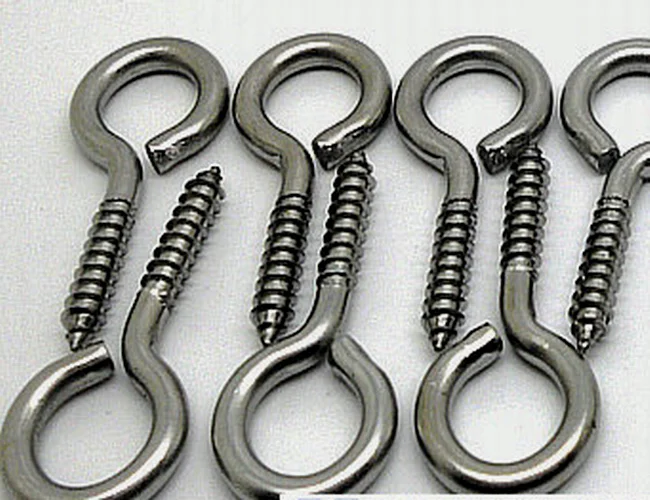M3m12 Galvanized Open Eye Bolt With Hook Wood Screw Buy M3m12