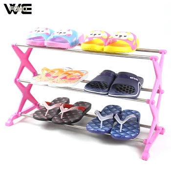 pink shoe rack