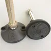 M18 Adjustable Steel Feet, Stud Mount swivel Leveling Feet , mounting holes leveler feet