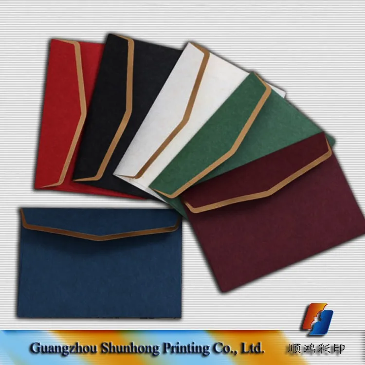 2016 Top Quality Custom Design Clear Green Business Envelopes Buy