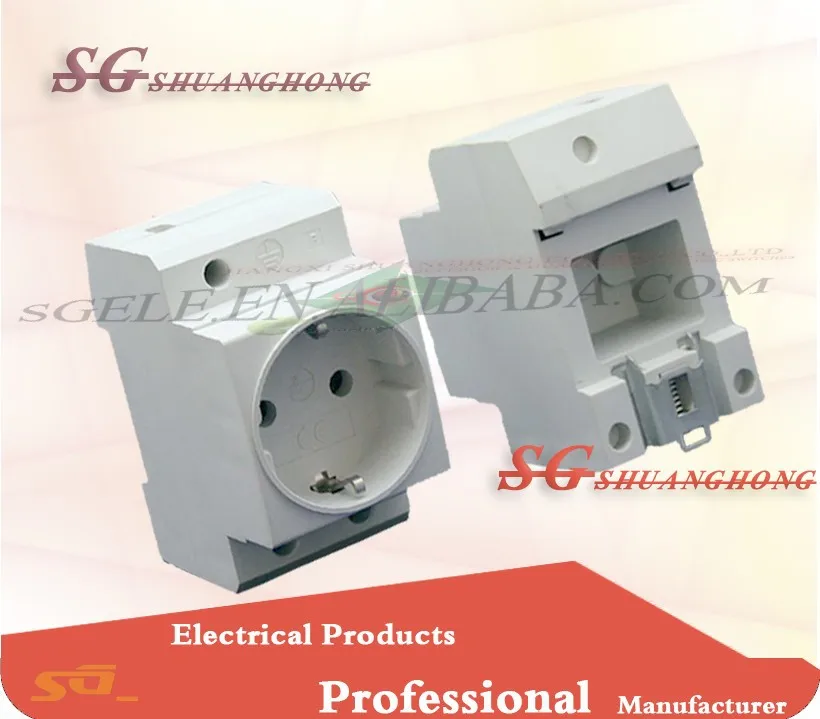 Din Rail Mounted Power Socket 10a 230v Ac Buy Din Rail Mounted Power