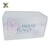 Custom clear popular moon flower packing pvc folded plastic box