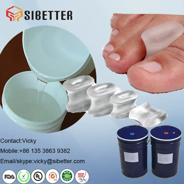 High Transparent Medical Grade Liquid Silicone Rubber Gel For Scar