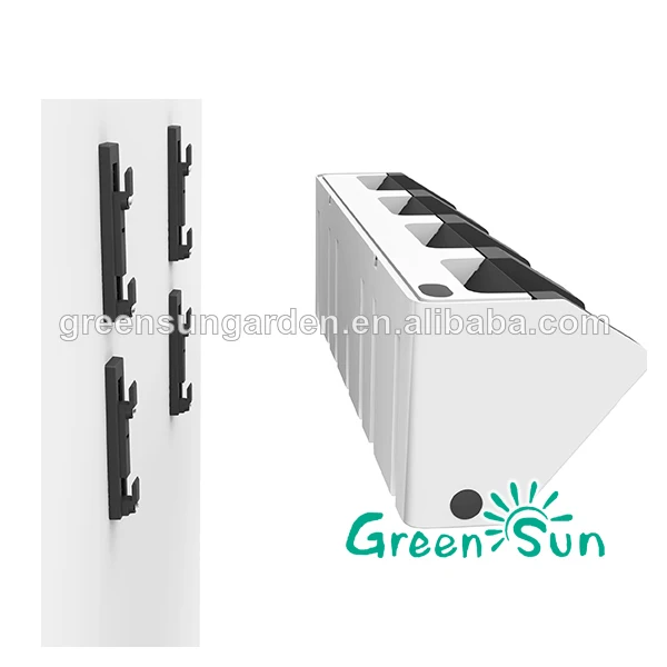 jardín interior verde hidropónico recipiente de pared decorativos de