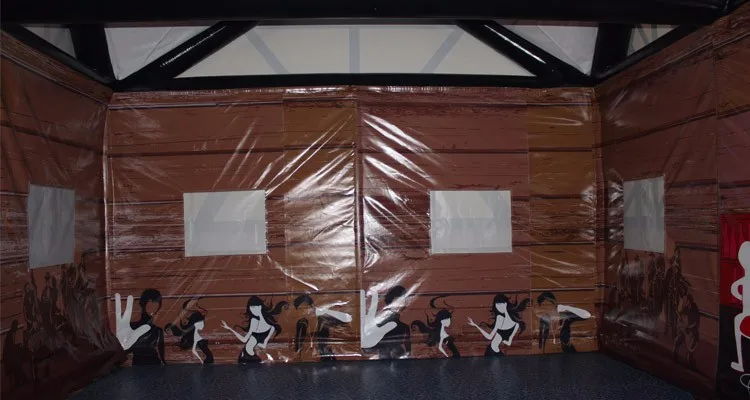 New design halloween big inflatable haunted bounce houses for sale