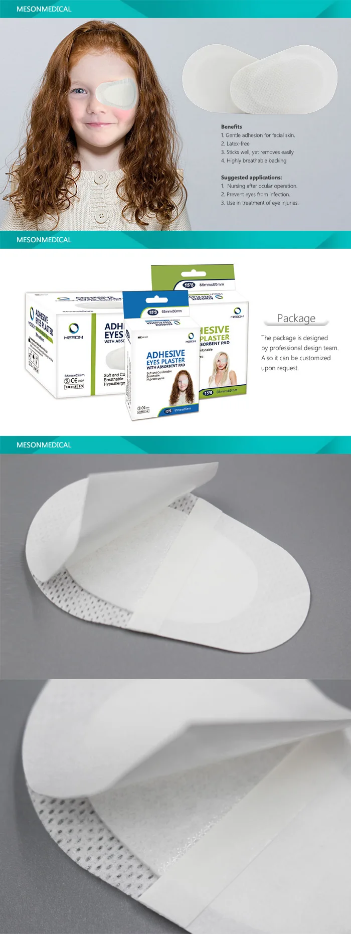 Cotton Eye Patch Non Woven Medical Pad Buy Cotton Pad,Cotton Eye Pad