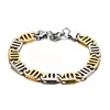 Low Price thin silver chain bracelet stainless steel motorcycle snake