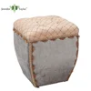 Jennifer Taylor Laciness pattern living room ottoman