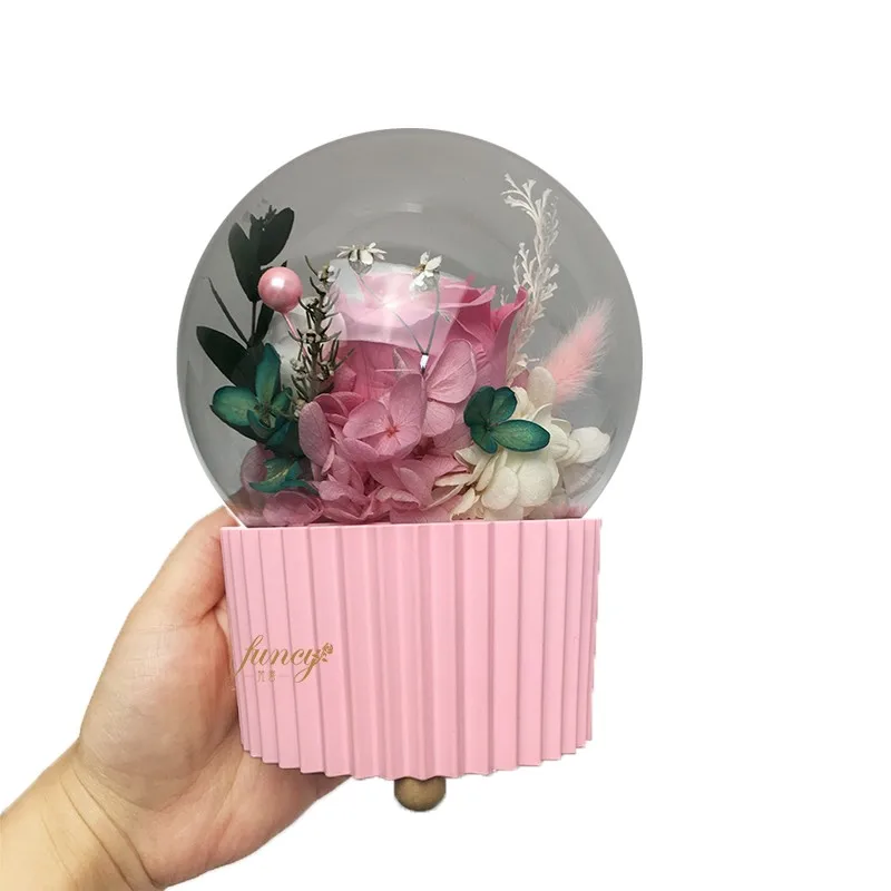 Special Gift Ideas Thanksgiving Wholesale Flower Ball Preserved Rose In