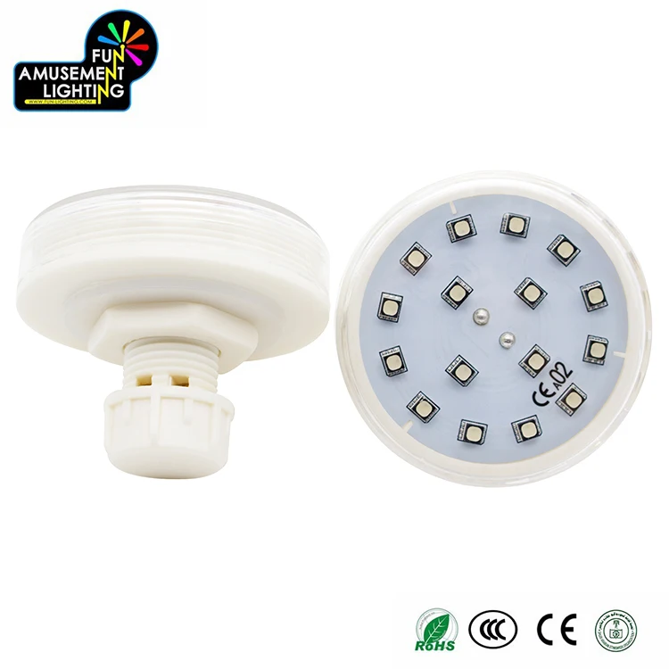 Custom park light e14 rgb 60mm pixel 18 led amusement light 12 v led bulb