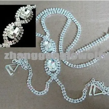 rhinestone bra straps