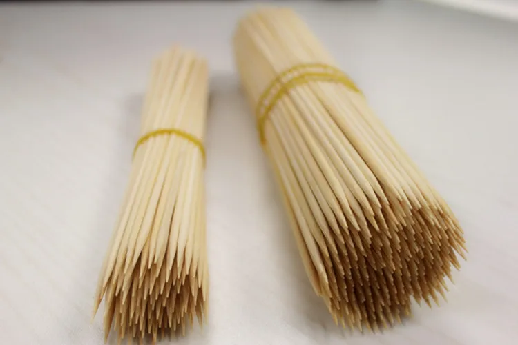 100 Natural Bamboo Corn Dog Skewers/sticks Buy 100 Natural Bamboo