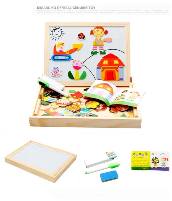 Educational wooden toys magnetic drawing board.jpg