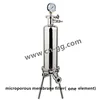 stainless steel case high quality cartridge type microporous membrane filter for liquor