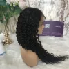 Ready to ship full lace wigs with raw indian virgin temple hair deep weave hair texture