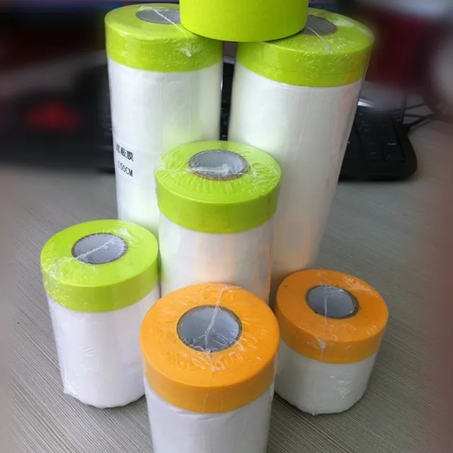 high performance hdpe auto painting folded hand masking film