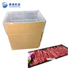 top recommended waterproof carton waxed fish shipping box/styrofoam packing