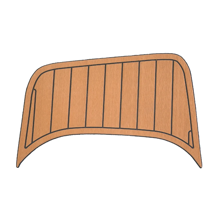 Synthetic Teak Decking custom non-skid rubber vinyl eva flooring sheet for boat 