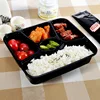 New microwaveable disposable plastic 5 compartment food grade container