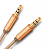 Fabric Nylon Aux cable data cable for nokia 101 with high speed data cable from factory have stock