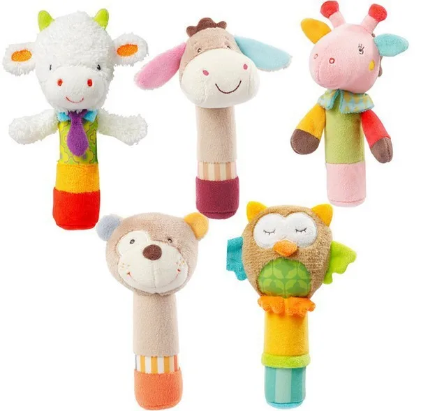 rattle stuffed animals