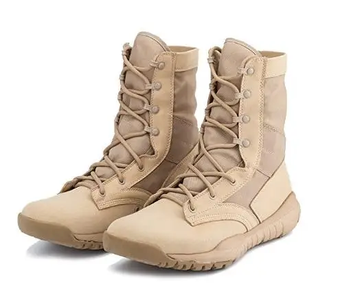 black military tactical boots