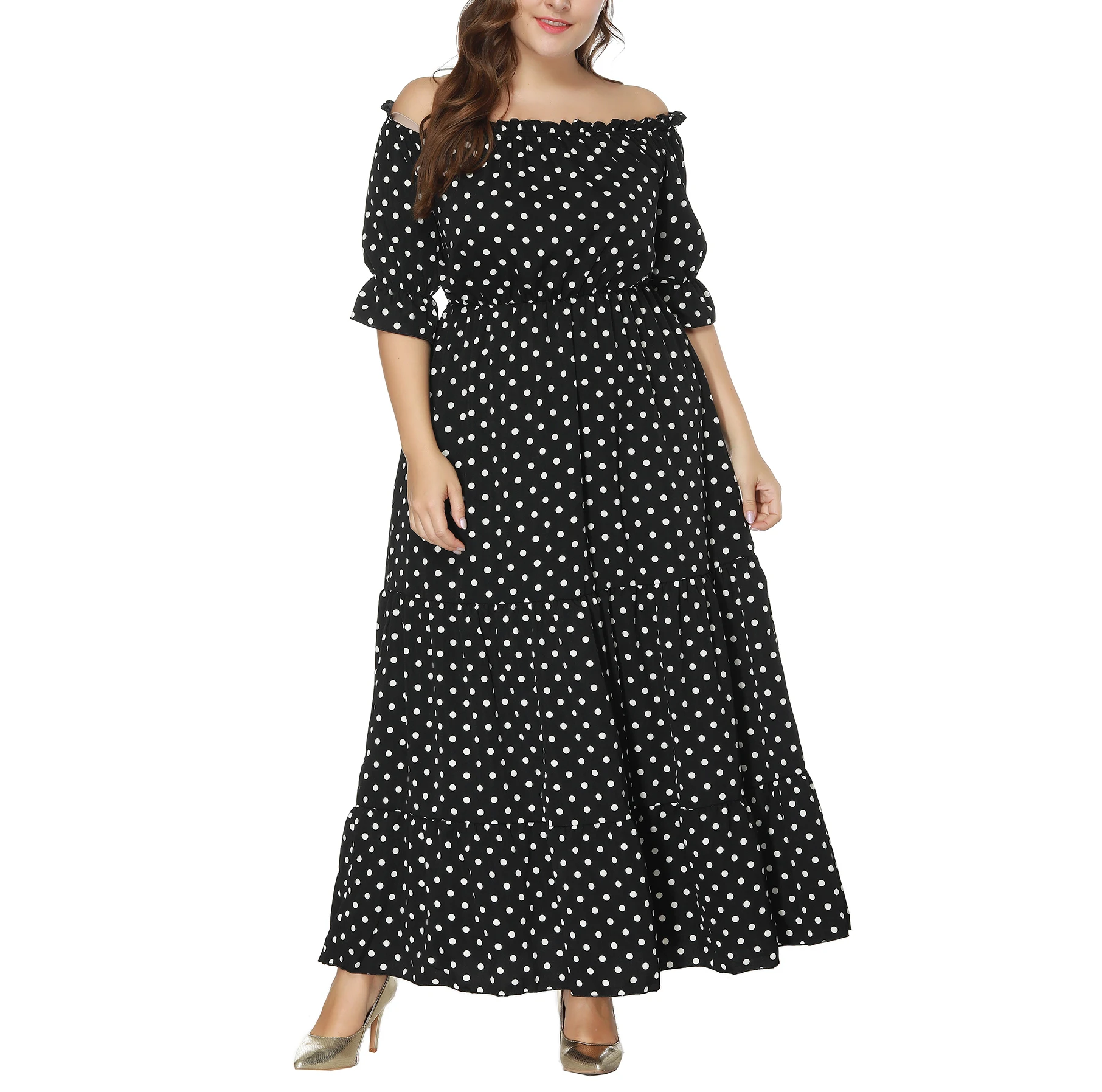 Wholesale Plus Size Clothing Women 3xl 4xl 5xl 6xl Long Maxi Dress ...