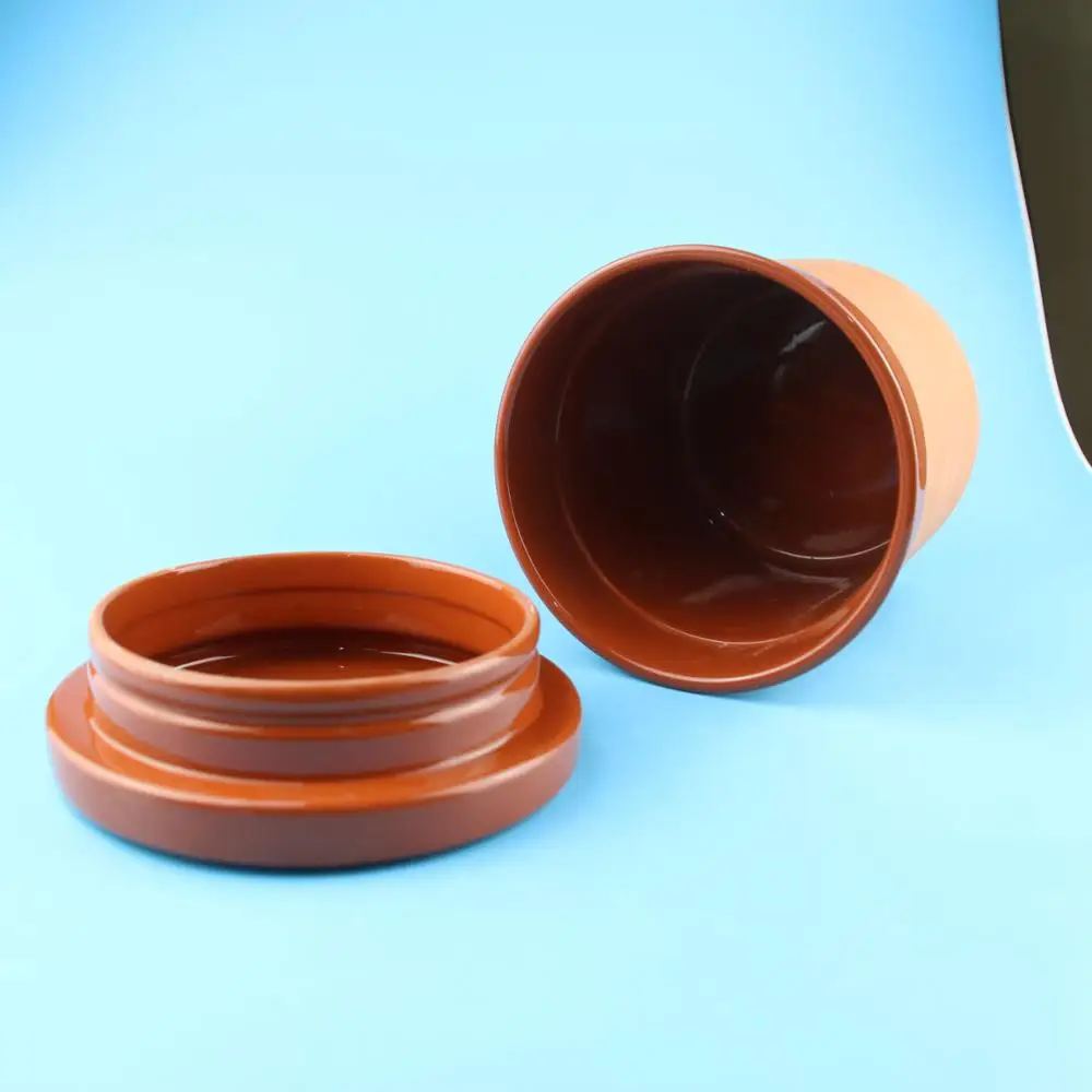 Unique Glazed Clay Stoneware Tea Jar With Lids Clay Tea Canister Buy