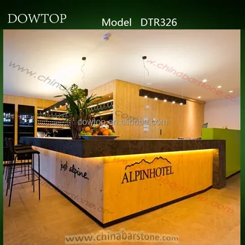 Stylish Stone Made Hotel Reception Desk