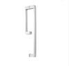 Rectangular matte pull handle chrome door handle