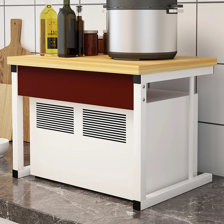 Simple Kitchen Organization Storage Modern Sideboard Wood Cabinet