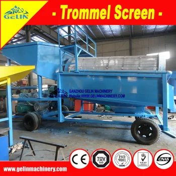 Large Scale Gold Mining Equipment Portable Gold Washing Trommel - Buy ...