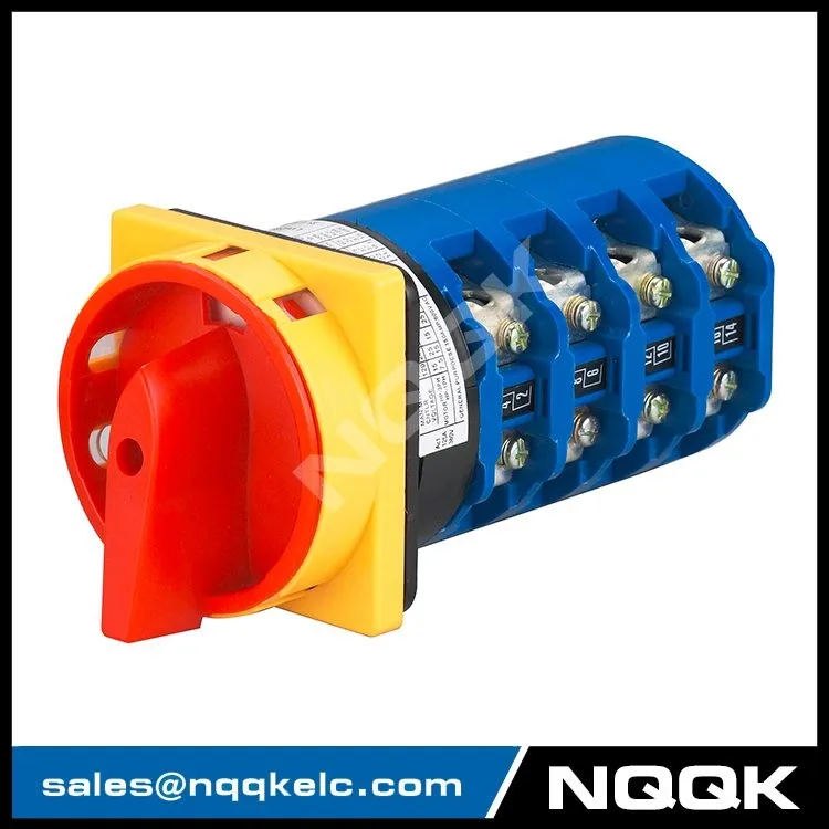 Rotary Switch 2 Position 690v 20a 2 Poles Main Universal Changeover Cam