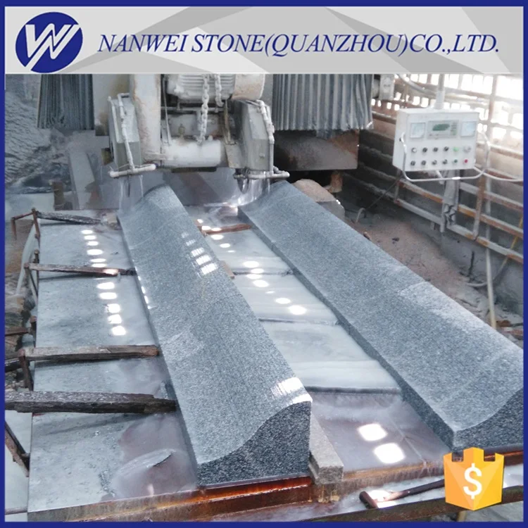 BESTE CHINA GRAU GRAVUR granit stein block GEFLAMMT fertig ...