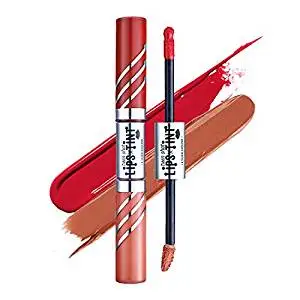 Etude House twin shot LIPS TINT (5g + 2.5g) Twin Lip Tint Gradation (# BR401 Mug x Chai Shot)