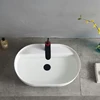 New Design Above counter solid surface wash hand basin basin artificial stone fancy sink