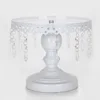 ZT03260 Middle size metal wedding table decoration white cake stand