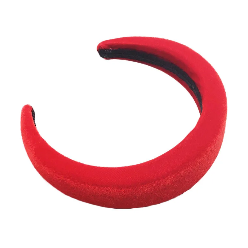 Plush Velvet Padded Headband Custom Shape Foam For Padded Headbands