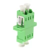 Female to female single mode lc apc duplex adapter for lc connector