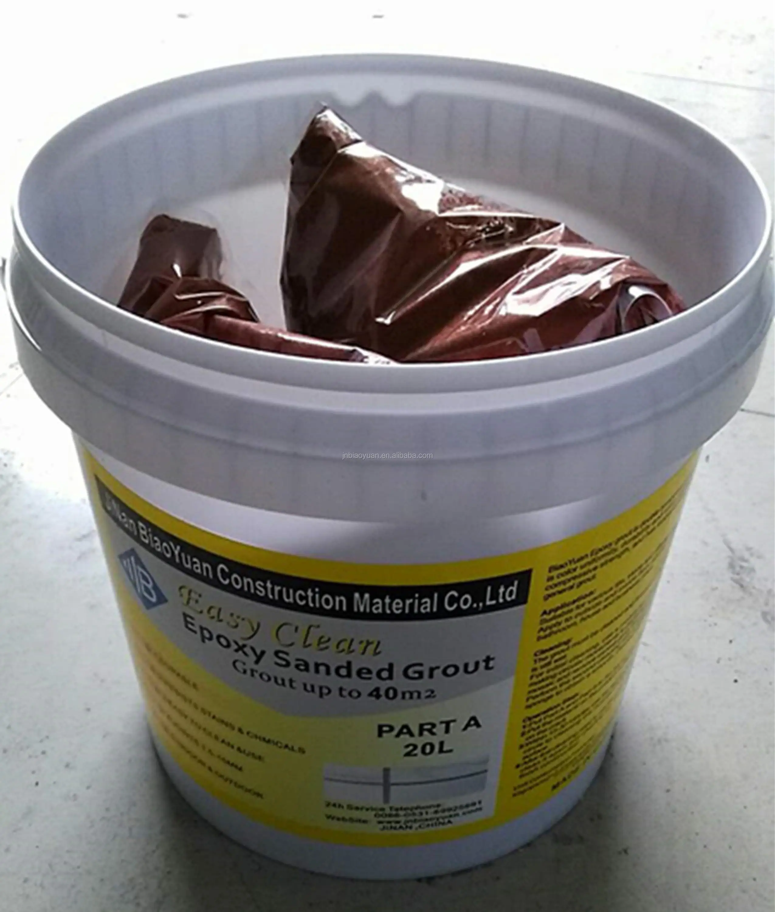 waterproof multicolor flexible floor tile grout epoxy cement