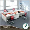 Modern OFFICE PARTITION 2/4SEATS COMMERCIAL FURNITURE L SHARP DESKTOP OFFICE WORKSTATION