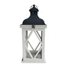 Set of 3 High Quality Metal And Wood Candle LED Wedding Home Garden Decoration Lantern