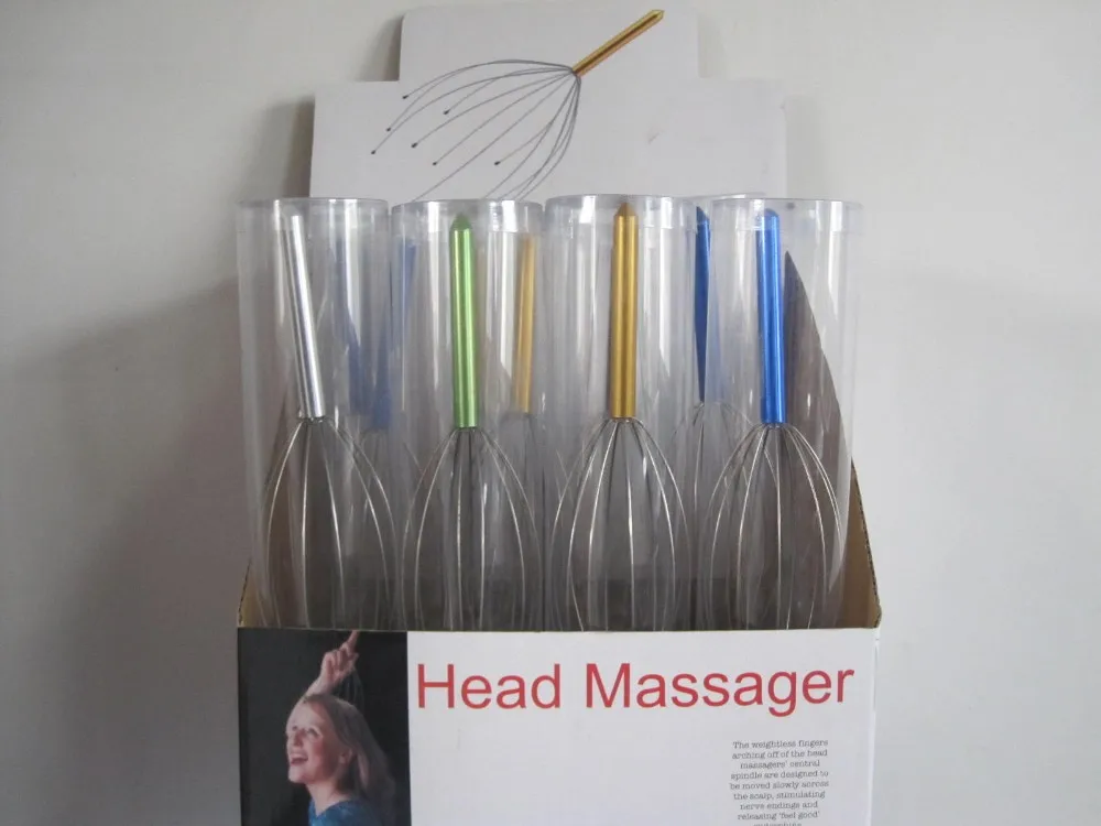 Metal Deluxe Rod Head Massager With 12 Massaging Arms Buy Head